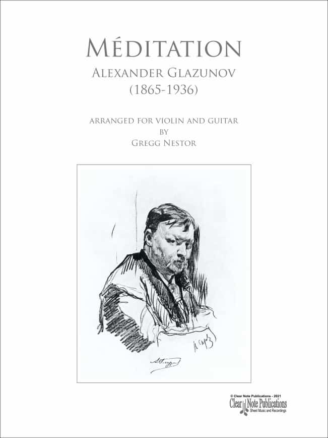 2 Méditation by Alexander Glazunov for Violin and Guitar