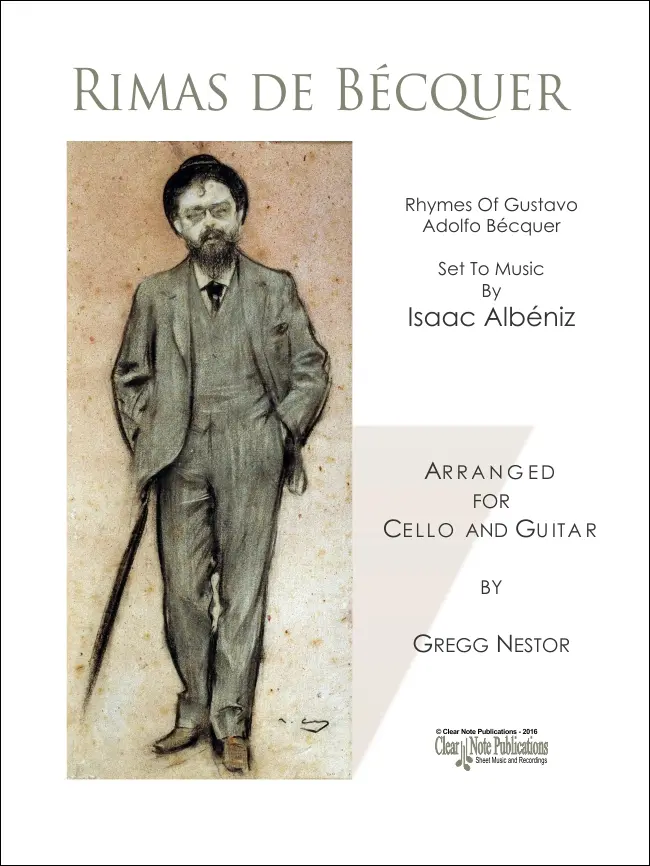 3 portada Rimas de Bécquer • Arranged for Violin and Guitar