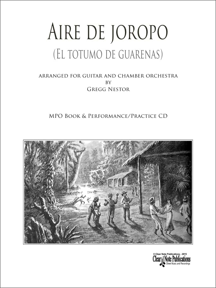 Aire de joropo • Guitar and Orchestra • Play-Along Edition