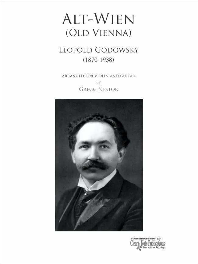 portada Alt-Wien (Old Vienna) • Violin and Guitar • Leopold Godowsky