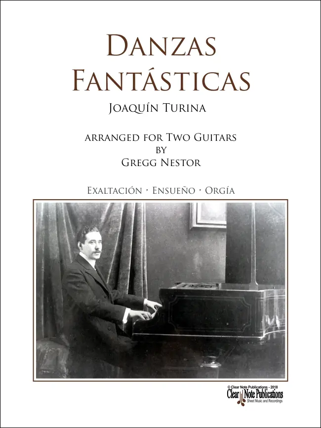 portada Danzas Fantásticas for two Guitars by Joaquín Turina