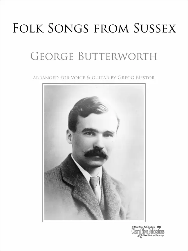 portada Folk Songs from Sussex for Voice & Guitar by George Butterworth