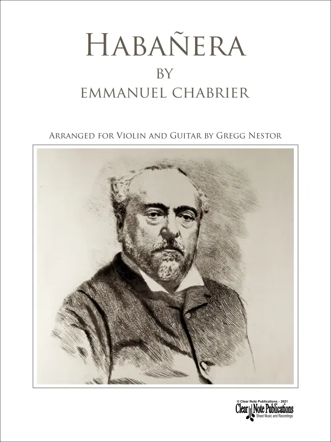 portada Habañera by Emmanuel Chabrier Arranged for Violin and Guitar