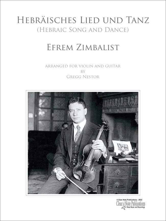 portada Hebräisches Lied und Tanz • Violin and Guitar • Efrem Zimbalist