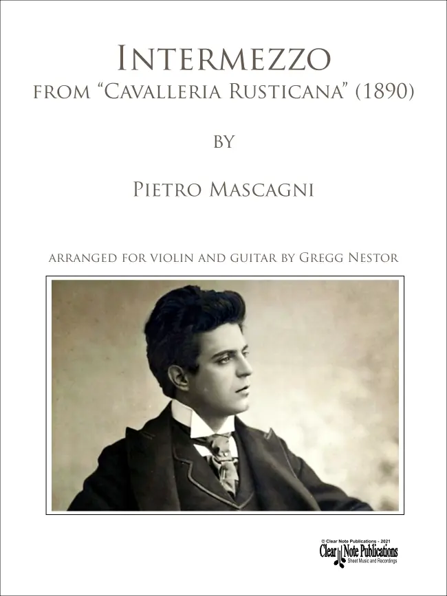 portada Intermezzo from “Cavalleria Rusticana” by Pietro Mascagni arranged for Violin and Guitar
