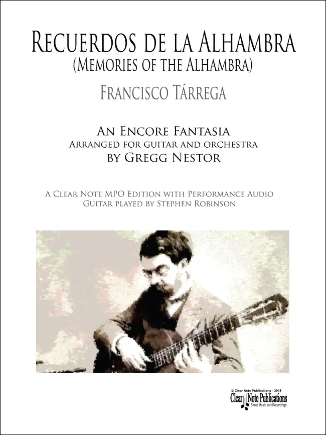 portada Recuerdos de la Alhambra • Guitar and Orchestra • Live Performance Package