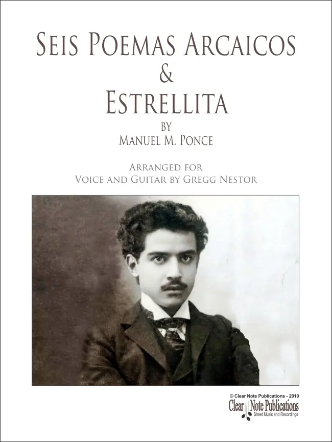 portada Seis Poemas Arcaicos & Estrellita by Manuel Ponce includes Recording