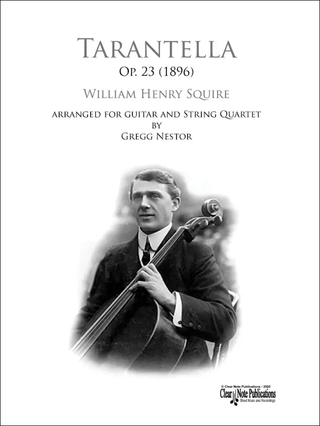 portada Tarantella • Live Performance Package • Guitar and String Quartet • W. H. Squire
