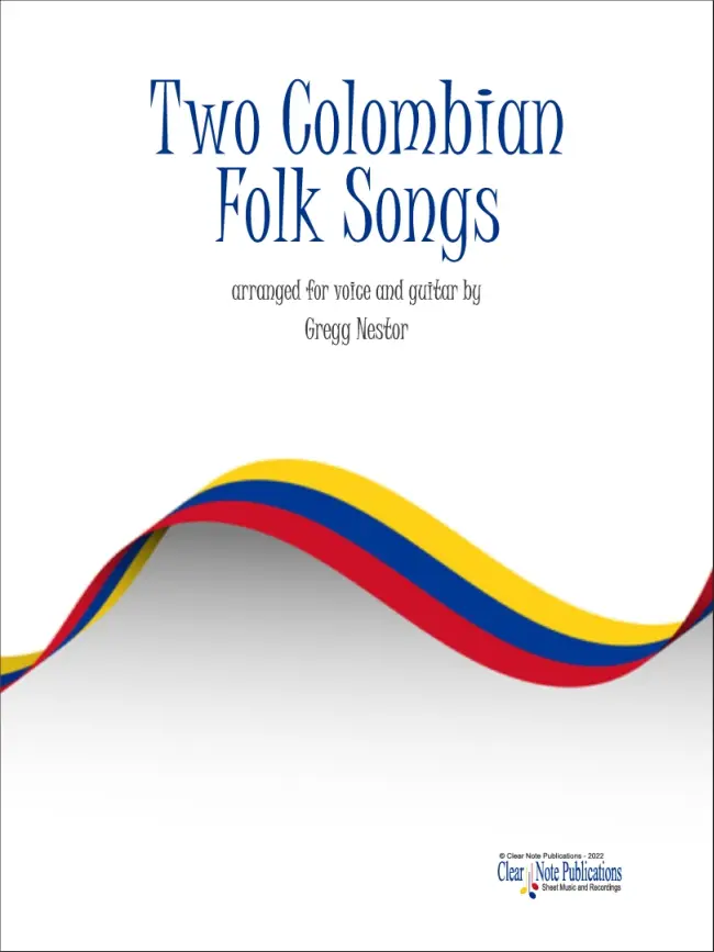 portada Two Colombian Folk Songs • Voice and Guitar