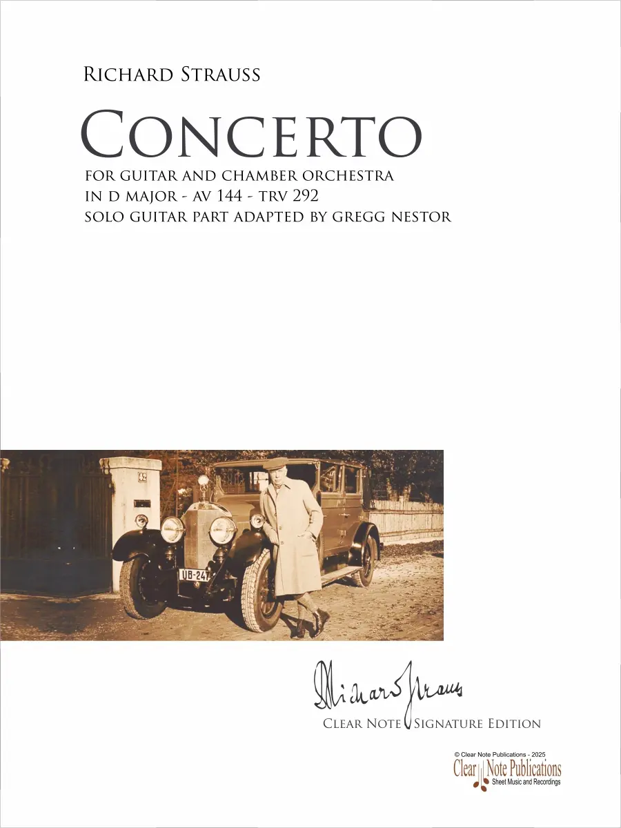 Concerto • Guitar and Orchestra • Perusal Score • Richard Strauss
