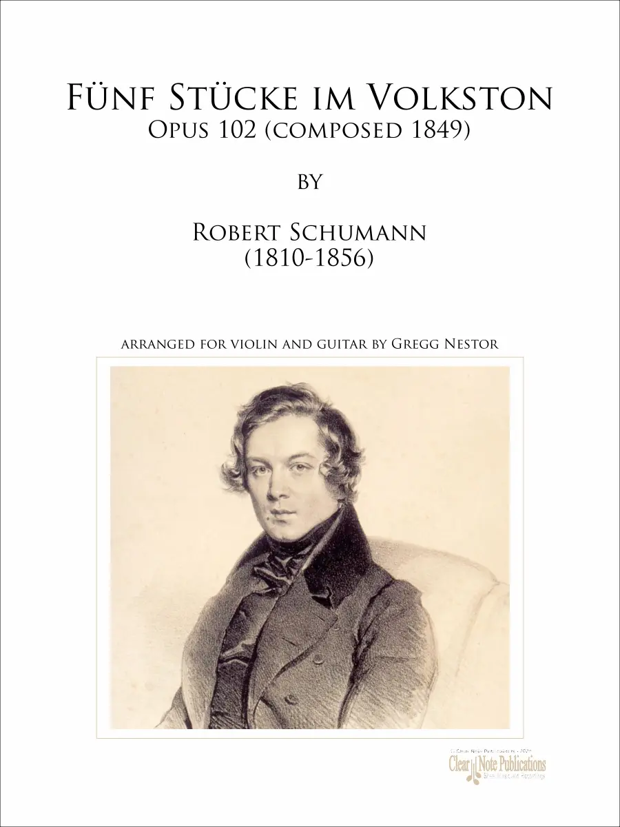 Fünf Stücke im Volkston • Violin and Guitar • Robert Schumann