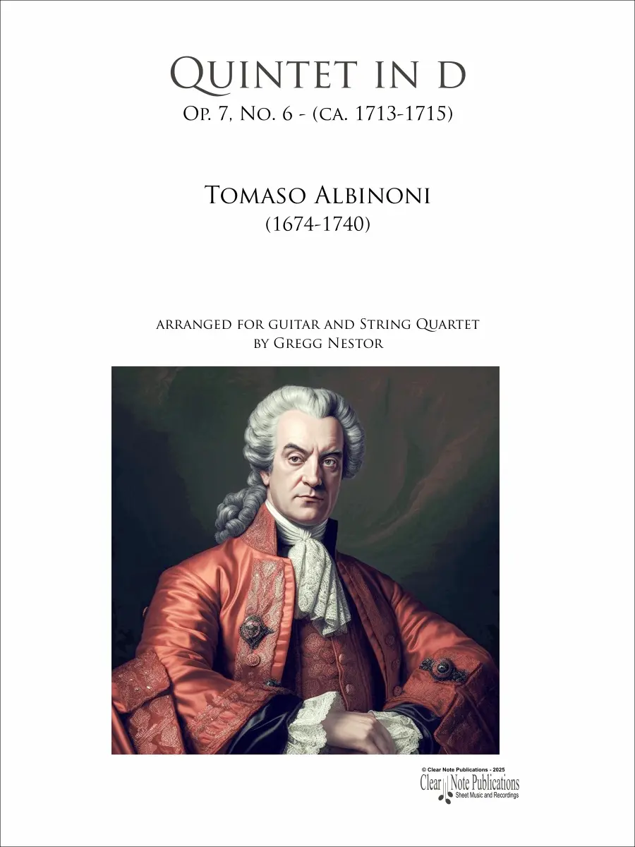 Quintet in D • Tomaso Albinoni • Guitar and String Quartet